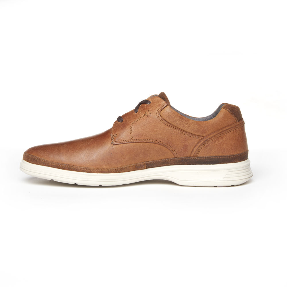 Tenis Rockport Homem Marrom - Dress Sports 2 Go Plain Toe - 23841EQZV